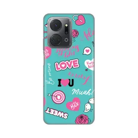 Silikonska futrola - maska print za Huawei Honor X7a Love.