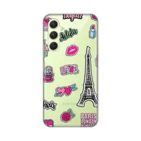 Silikonska futrola - maska print Skin za Samsung A546B Galaxy A54 5G Love Paris.