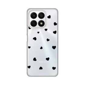 Silikonska futrola - maska print Skin za Huawei Honor X8a Hearts.