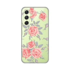 Silikonska futrola - maska print Skin za Samsung A546B Galaxy A54 5G Elegant Roses.