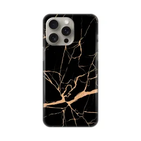 Silikonska futrola - maska print za iPhone 15 Pro Max 6.7 All Black.