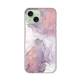 Silikonska futrola - maska print za iPhone 15 6.1 Pink Marble.