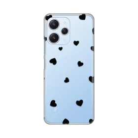 Silikonska futrola - maska print Skin za Xiaomi Redmi 12 Hearts.