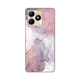Silikonska futrola - maska print za Realme C53 Pink Marble.