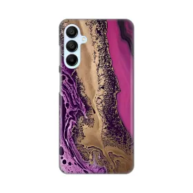 Silikonska futrola - maska print za Samsung A156 Galaxy A15 5G Purple Gold Marble.