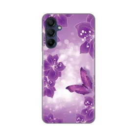 Silikonska futrola - maska print za Samsung A156 Galaxy A15 5G Butterfly And Flowers.