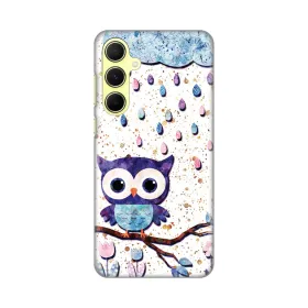 Silikonska futrola - maska print Skin za Samsung A556 Galaxy A55 5G Owl.