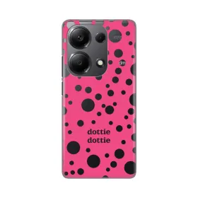 Silikonska futrola - maska print Skin za Xiaomi Redmi Note 13 Pro 4G Dottie Dottie Pink.