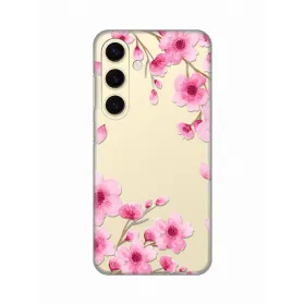 Silikonska futrola - maska print Skin za Samsung S921B Galaxy S24 Rose Flowers.