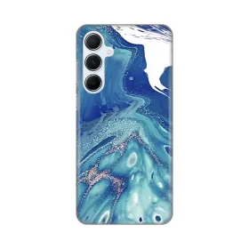 Silikonska futrola - maska print za Samsung A556 Galaxy A55 5G Blue Marble.