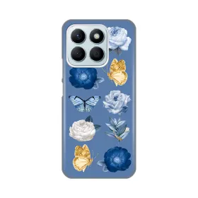 Silikonska futrola - maska print za Huawei Honor X8b Dusty Blue.