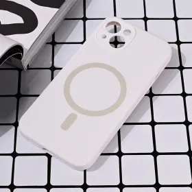 Futrola - maska Magsafe Pure color za iPhone 13 6.1 bela.