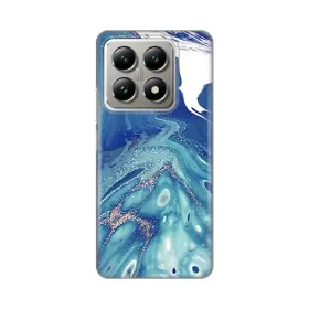 Silikonska futrola - maska print za Xiaomi 14T Blue Marble.