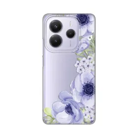 Silikonska futrola - maska print Skin za Xiaomi Redmi Note 14 5G Blue Roses.