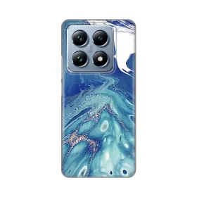 Silikonska futrola - maska print za Xiaomi 14T Pro Blue Marble.