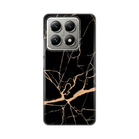 Silikonska futrola - maska print za Xiaomi 14T All Black.