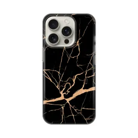 Silikonska futrola - maska print za iPhone 16 Pro 6.3 All Black.
