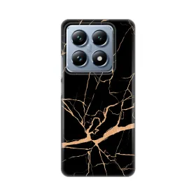 Silikonska futrola - maska print za Xiaomi 14T Pro All Black.
