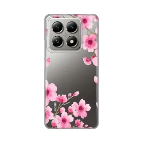 Silikonska futrola - maska print Skin za Xiaomi 14T Rose Flowers.