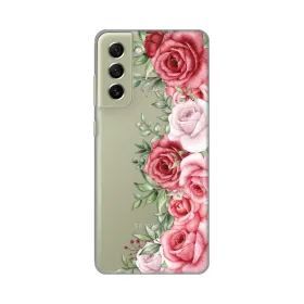 Silikonska futrola - maska print Skin za Samsung G990 Galaxy S21 FE Wild Roses.