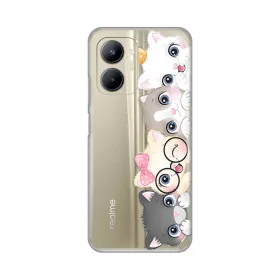 Silikonska futrola - maska print Skin za Realme C33 Cats.