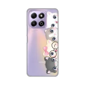 Silikonska futrola - maska print Skin za Huawei Honor X6b Cats.