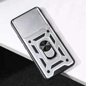 Futrola - maska Hard Shield za Xiaomi Redmi Note 14 4G (SRB) srebrna.