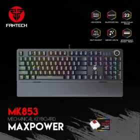 Tastatura Mehanicka Gaming Fantech MK853 RGB Maxpower crna (Red switch).