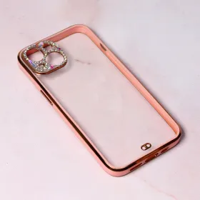 Futrola - maska Cirkon Camera za iPhone 14 6.1 roze.