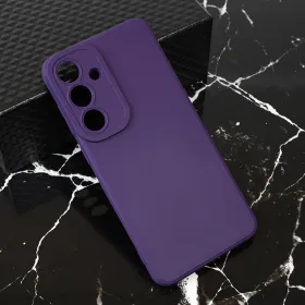 Futrola - maska Teracell Giulietta za Samsung S936 Galaxy S25 Plus mat tamno ljubicasta.
