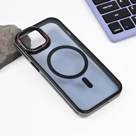 Futrola - maska Magsafe Trendy za iPhone 15 6.1 crna.