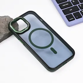 Futrola - maska Magsafe Trendy za iPhone 13 6.1 zelena.