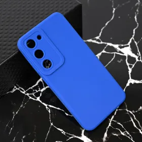 Futrola - maska Teracell Giulietta za Samsung S911B Galaxy S23 mat plava.