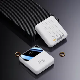 Power bank prenosiva baterija Oxpower PDC10 10000mAh bela.