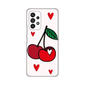 Silikonska futrola - maska print za Samsung A536 Galaxy A53 5G Cherry.