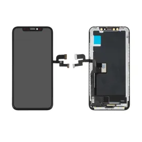 LCD ekran / displej za iPhone X +touch screen crni GX SOFT OLED.