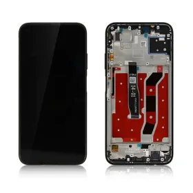 LCD ekran / displej za Huawei P40 Lite +touch screen crni+frame crni.