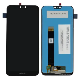 LCD ekran / displej za Nokia 7.1 + touchscreen crni.