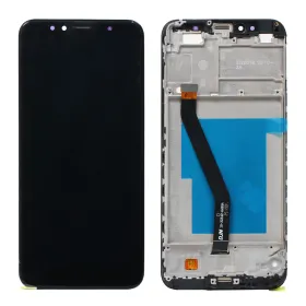LCD ekran / displej za Huawei Y6 2018/Honor 7A+touch screen crni+frame.