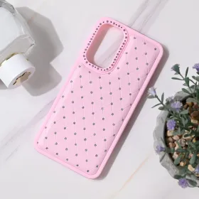 Futrola - maska Bling za Samsung A566 Galaxy A56 5G roze.