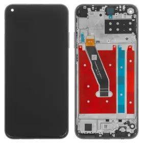 LCD ekran / displej za Huawei P40 Lite E+touch screen crni+frame crni.