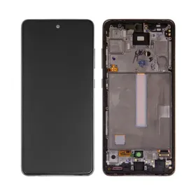 LCD ekran / displej za Samsung A525/Galaxy A52 2021 + touchscreen + frame Black Service Pack Original/GH82-25524A.
