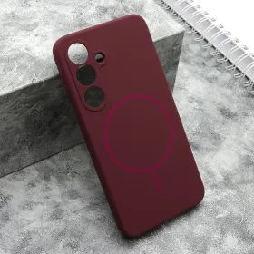 Futrola - maska FLEX MagSafe za Samsung S931 Galaxy S25 5G bordo (MS).