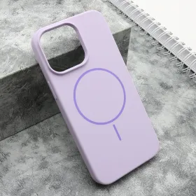 Futrola - maska FLEX MagSafe za iPhone 15 Pro Max (6.7) ljubicasta (MS).