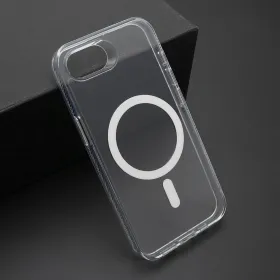 Futrola - maska COLOR FRAME MagSafe za iPhone 16E (6.1) providna (MS).
