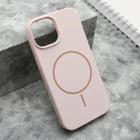Futrola - maska FLEX MagSafe za iPhone 15 (6.1) roze (MS).