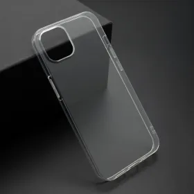 Futrola - maska ultra tanki PROTECT silikon za iPhone 13 (6.1) providna (bela) (MS).