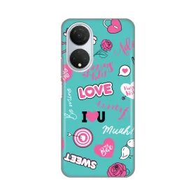 Silikonska futrola - maska print za Huawei Honor X7 Love.