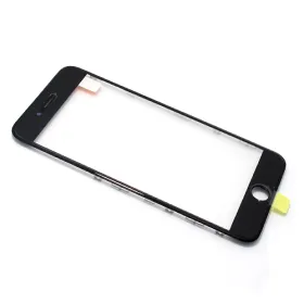Staklo touchscreen-a za iPhone 8 Plus sa frejmom + oca black (MS).