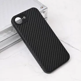 Futrola - maska Carbon fiber za iPhone 16e 6.1 crna.